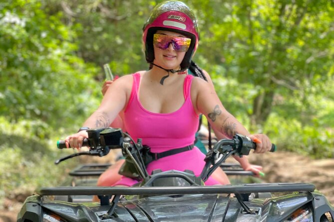 ATV and Bamboo Rafting With limestone foot massage and transport - The service can shape the whole day