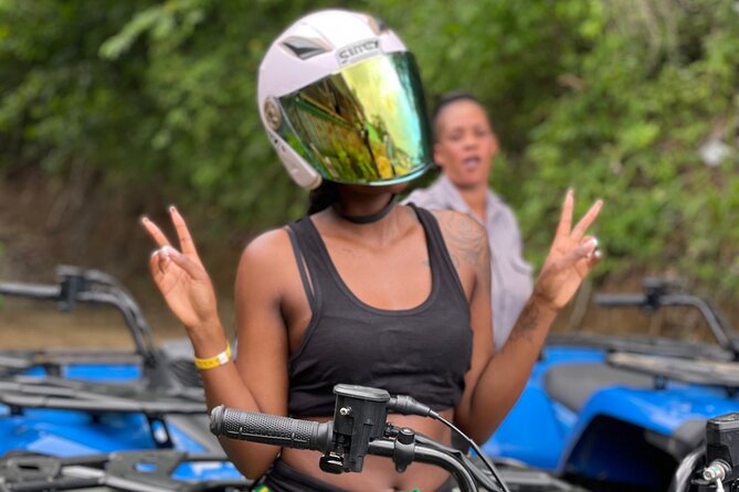 ATV and Bamboo Rafting With limestone foot massage and transport - The ATV ride brings the day to life