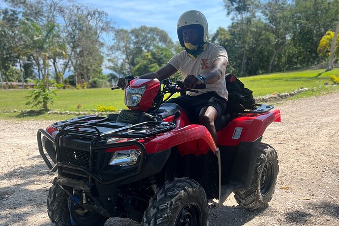 ATV , Bamboo Rafting & Horseback Ride Tour From Montego Bay - Rad Venture ATV ride through mud and countryside
