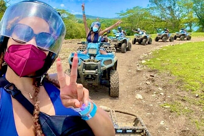 ATV Guided Tour including Transportation from Montego Bay - Getting ready at the safari ranch