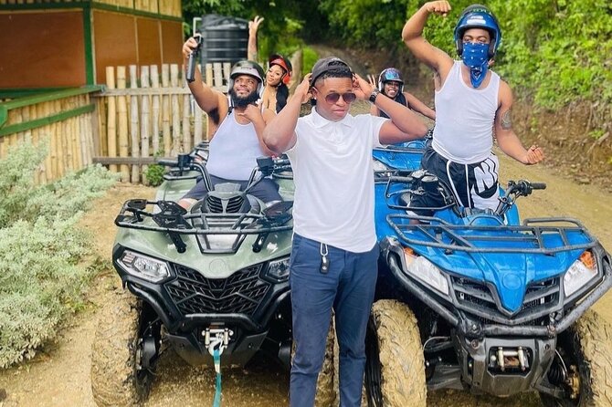 ATV, Ricks Cafe and 7 Mile Beach - The Ultimate 3!! - JamWest ATV ride through woods and mud