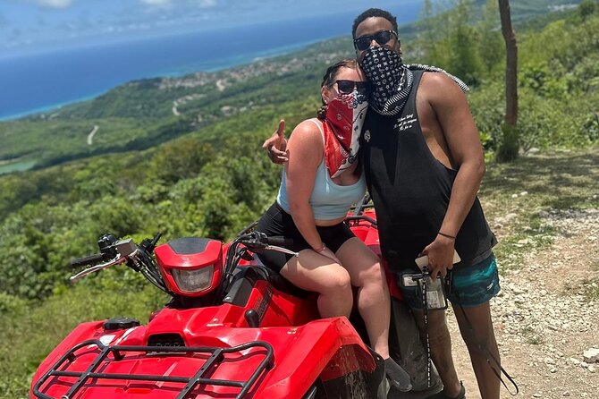 ATV Tour from Montego Bay with private transportation - Riding from Montego Bay into Jamaica’s mountain country