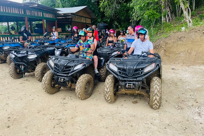 ATV Tour, Limestone Bamboo Rafting and Transportation - Two Jamaica adventures in one half-day