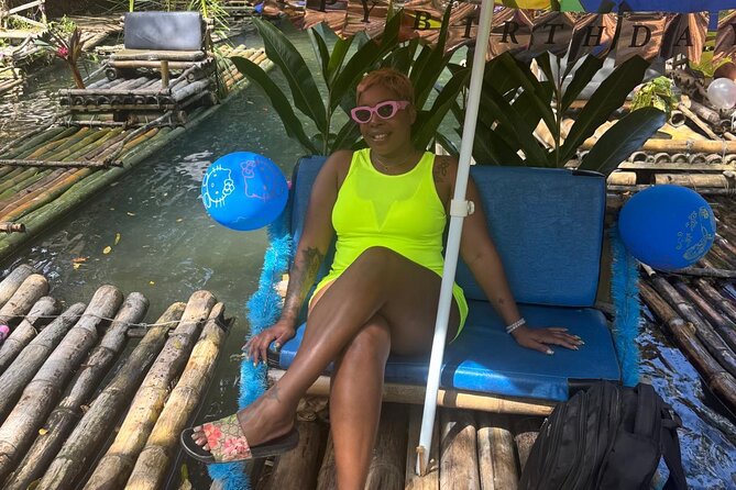 Bamboo rafting - A quiet hour on Jamaican water