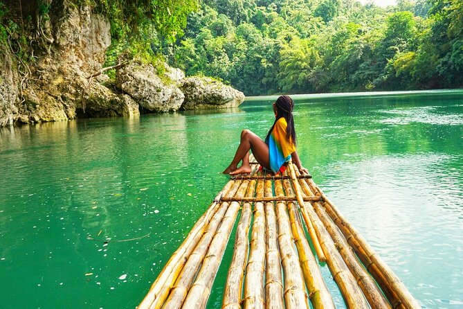Bamboo Rafting and Limestone Massage in Montego Bay - A quiet hour on the Great River