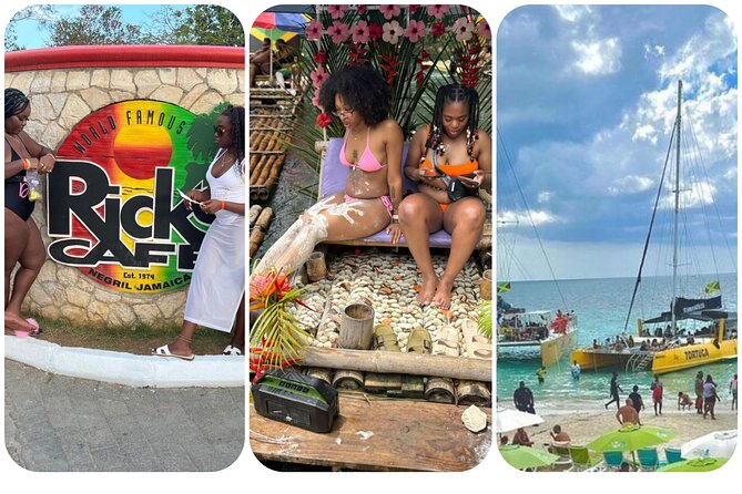 Bamboo Rafting, Catamaran Party Cruise and Ricks Cafe - Key points at a glance