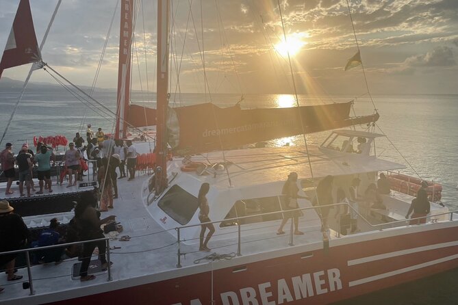 Bamboo Rafting, Catamaran Party Cruise and Ricks Cafe - What the $110 price really covers