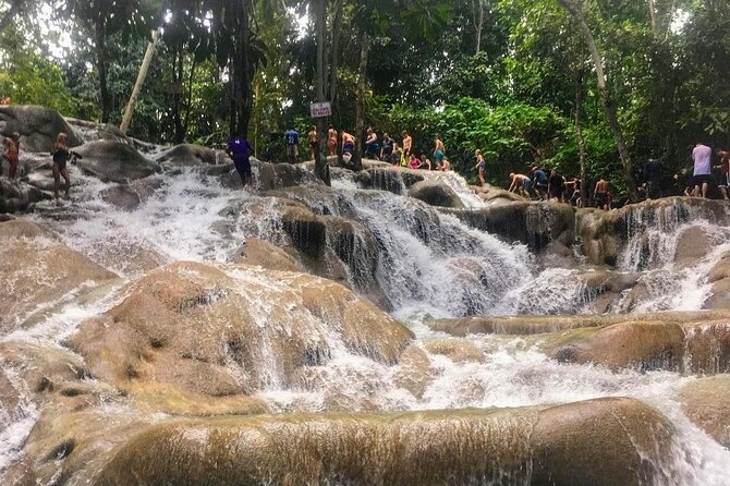 Bamboo Rafting, Dunn's River Falls and Horseback Riding Private Tour - Dunn’s River Falls and its two-hour window