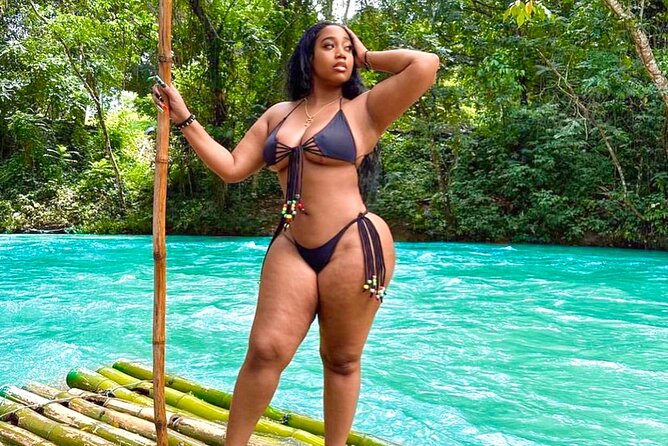 Bamboo Rafting, Dunns River , Zipline And Horseback Ride Combo - Dunn’s River Falls, with zip lines above the water