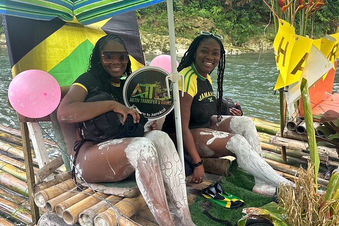 Bamboo Rafting Experience - foot massage - The river stop and optional photos