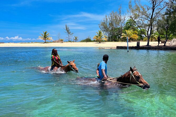 Bamboo Rafting & Horseback Ride n Swim Guided Tour In Montego Bay - Guides can shape the whole day