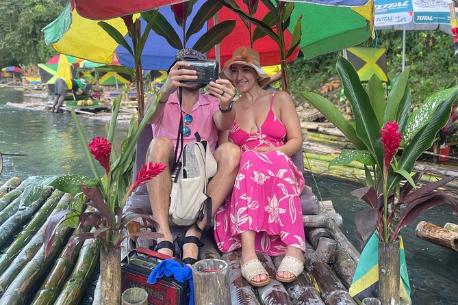 Bamboo Rafting with Limestone Foot massage then Margaritaville. - The limestone foot massage and jungle socks