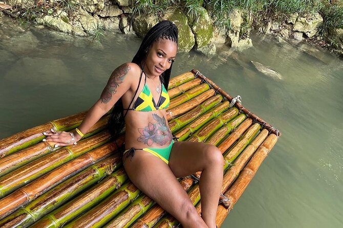 Bamboo rafting with limestone massage - The Great River by bamboo raft