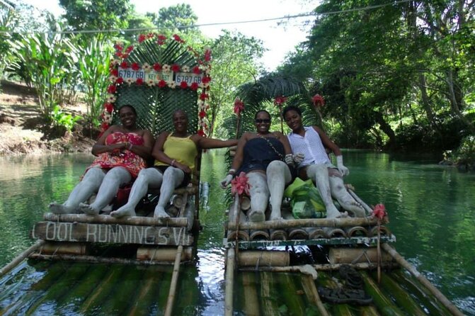 Bamboo River Rafting Limestone Foot Massage in Montego Bay Ja. - The limestone foot massage at the end