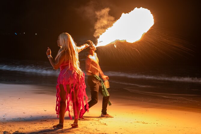 Birthday Fire Show experience in Montego Bay - Making the most of the birthday sign