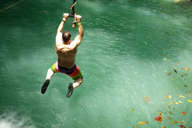 Blue Hole and Dunn's River Falls from Montego Bay - Blue Hole: Pools, Rope Swings, and Rock Jumps