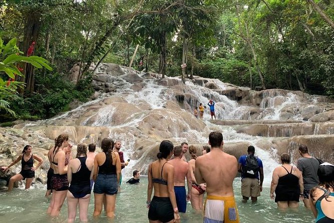 Blue Hole and Dunn's River Falls Private Tour from Montego Bay - Blue Hole: swimming, rock steps, and cliff jumps
