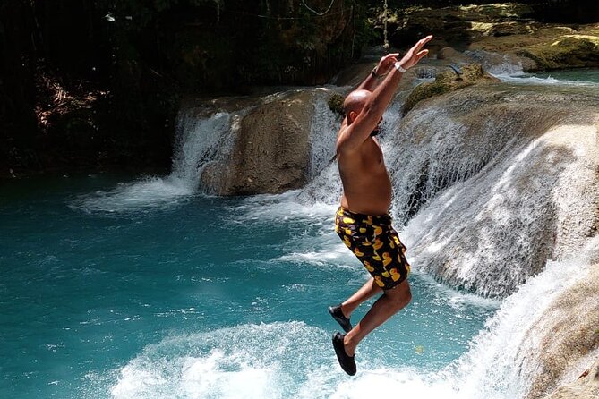 Blue Hole and Dunns River Falls the Number One Rated Excursions - Blue Hole: water, caves, and a hands-on afternoon