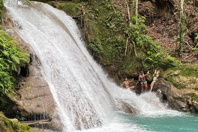 Blue Hole And River Rapids Adventure - Blue Hole’s Cool Water and Waterfall Climb