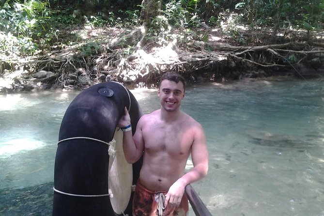 Blue Hole and River Tubing from Montego Bay - Lunch, jerk food, and the craft market