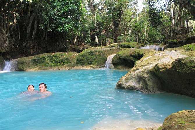 Blue Hole and Secret Falls plus Luminous Lagoon Tour - Glistening Waters brings the day into the dark