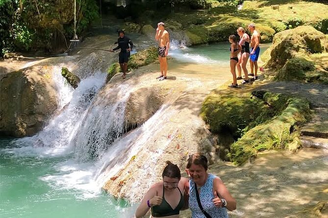 Blue Hole Falls & Ocho Rios from Montego Bay & Falmouth Jamaica - Jerk lunch at Scotchies