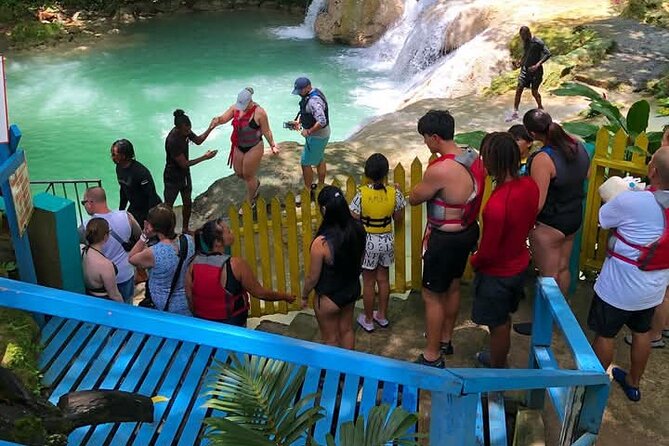 Blue Hole Falls & Ocho Rios from Montego Bay & Falmouth Jamaica - Green Grotto Caves and Runaway Bay are not the main stops