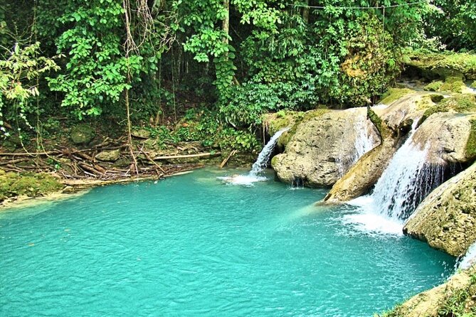 Blue Hole & Konoko Falls Park Combo Tour from Montego Bay - Scotchies gives you an optional food stop