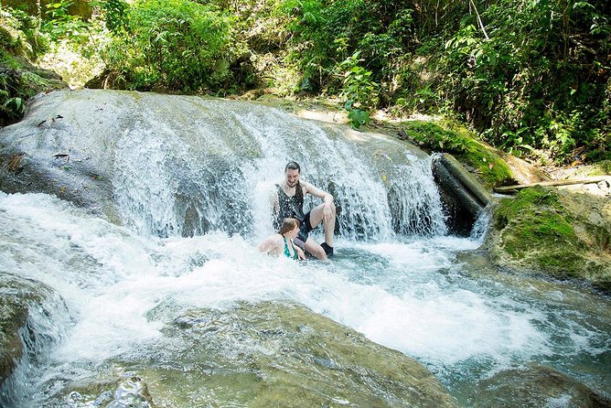 Blue Hole Waterfalls and Rasta Garden from Montego Bay - Who will enjoy this day most