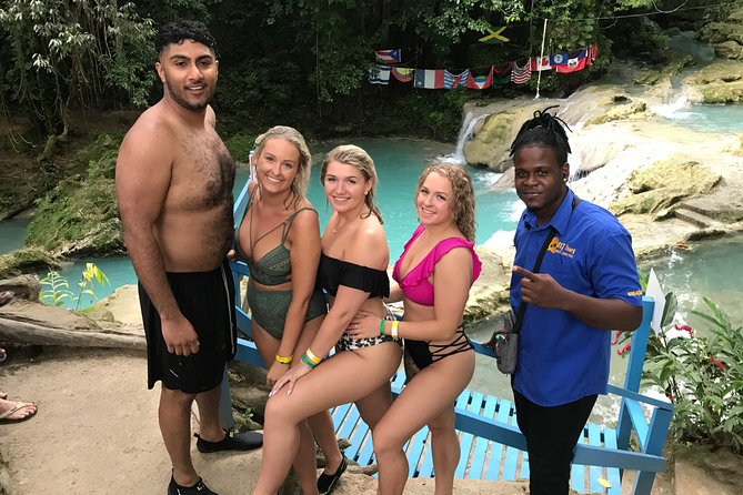 Blue hole waterfalls + horseback riding from Montego bay - What the water ride is really like