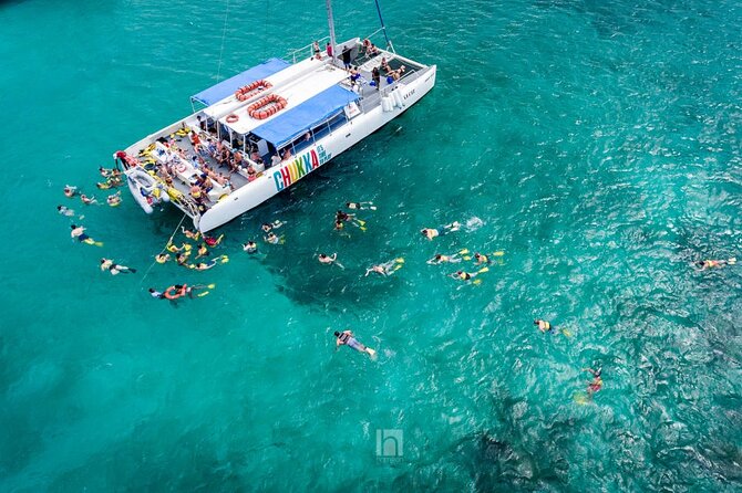 Catamaran Party Cruise and Snorkeling from Montego Bay - Snorkeling near Doctor’s Cave Beach