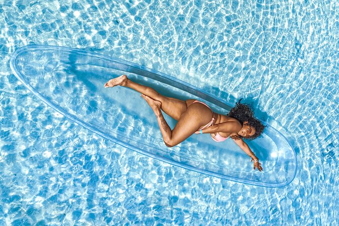 Clear Kayak Photoshoot in Montego Bay - Why a clear kayak makes this more than a normal beach photo