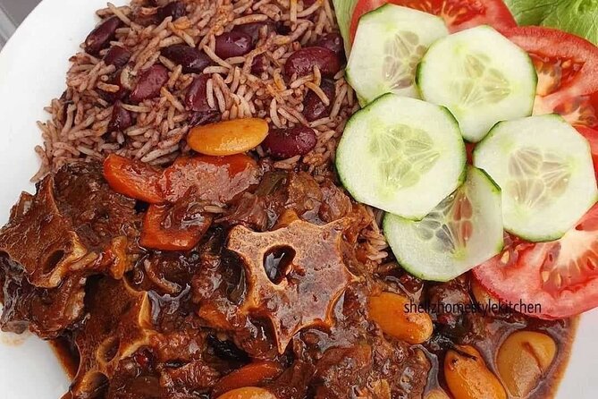 Dinner or Lunch with Pickup from Montego Bay - Jerk chicken, pork, festival, and your own appetite
