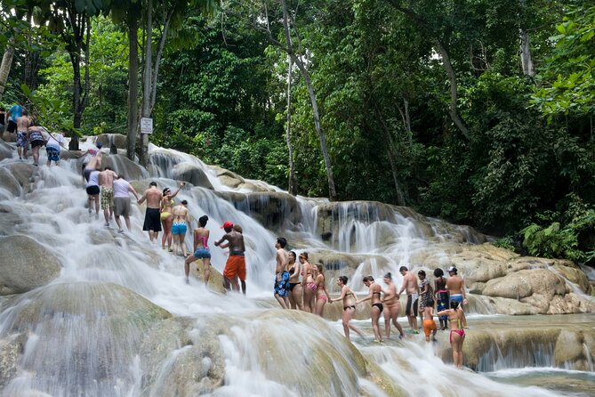 Dunn's River and Blue Hole with lunch combo from Montego Bay - Blue Hole: swimming, cliff jumps, and rope swings
