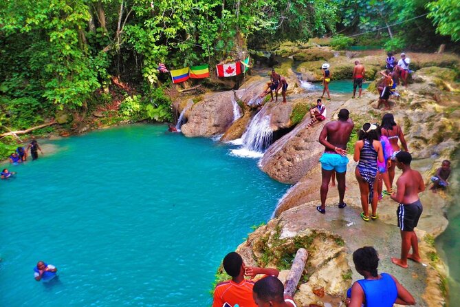 Dunn's River Falls and Blue Hole Adventure from Montego Bay Ja - Dunn’s River Falls and the 180-foot climb