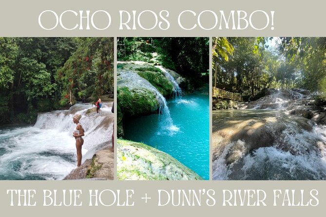 Dunn's River Falls & Blue Hole from Montego Bay or Falmouth - Two Jamaican water worlds in one long day