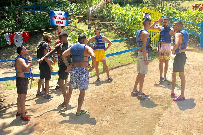 Explore Montego bay Jamaica toMartha Brae Rafting &Blue Hole Tour - A peaceful start on the Martha Brae River