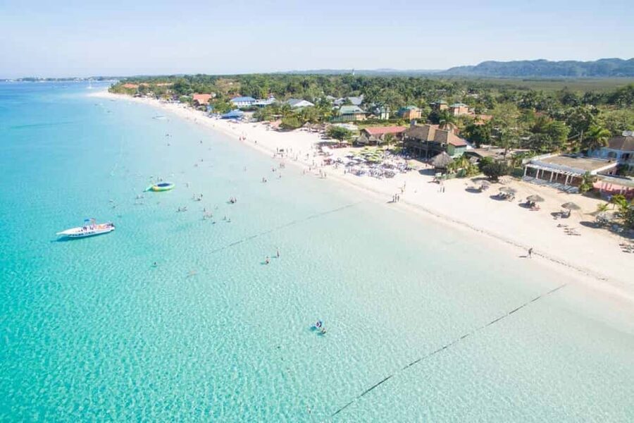 From Montego Bay/Falmouth: Negril Beach Catamaran Cruise - Swimming and snorkeling off Negril