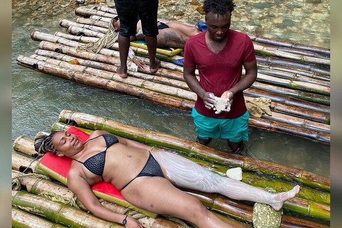 Great River bamboo Rafting and Margaritaville from Montego Bay - Fruit, Coconut, Music, and River Life