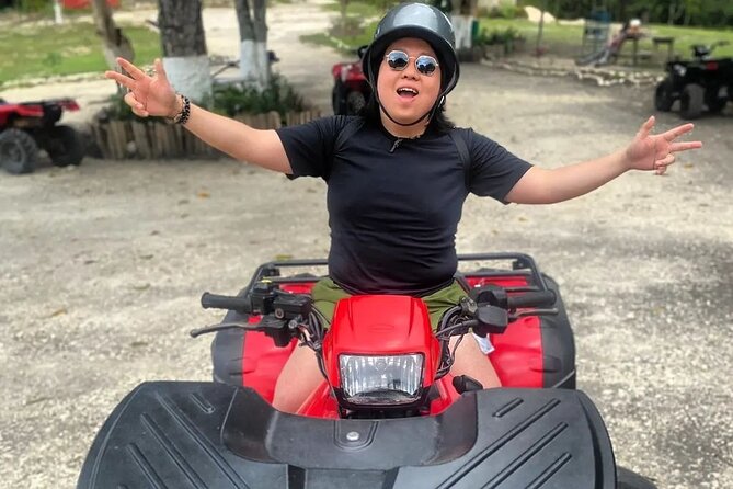Great River Bamboo Rafting with Limestone Foot Massage and ATV from Montego Bay - ATV trails around a historic estate