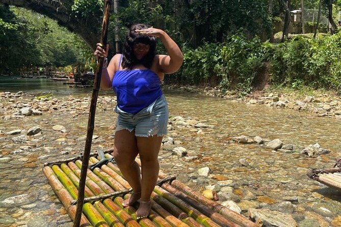 Great River Rafting Limestone Foot Massage and Horseback Rides From Montego Bay - Floating down the Lethe River on bamboo