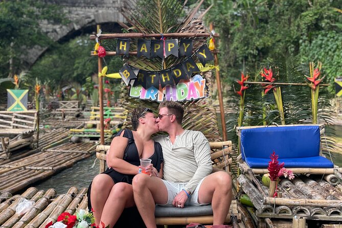 Great River Rafting With Limestone Massage From Montego Bay - Drinks, coconut, and the lunch decision