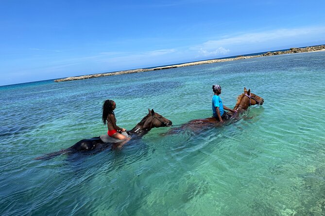 Horseback Ride and Swim Tour In Montego Bay - The safety briefing before the saddle