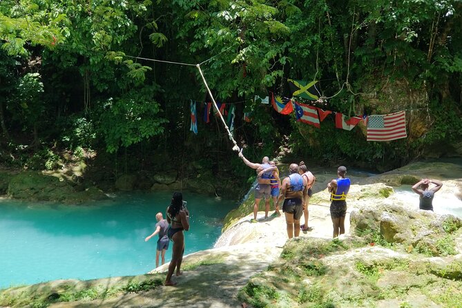 Horseback Ride, Bamboo Rafting and Bluehole/Secret Falls Tour from Montego Bay - Bamboo rafting on the White River