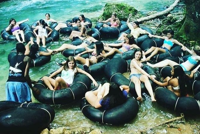 Horseback Ride, Blue Hole, Secret Falls, River Rafting & Tubing - White River tubing through the forest
