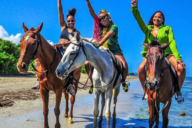Horseback Ride & Swim Jamaica/Montego Bay - Reaching the Beach and Caribbean Water