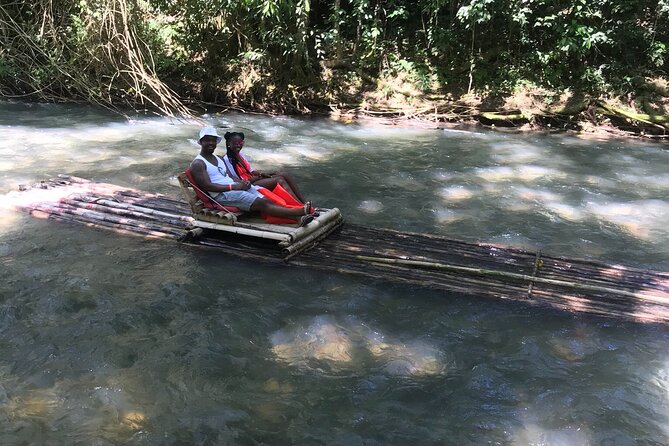 Jamaica Bamboo Rafting Tour Limestone Foot Massage - The guides shape the tone of the day