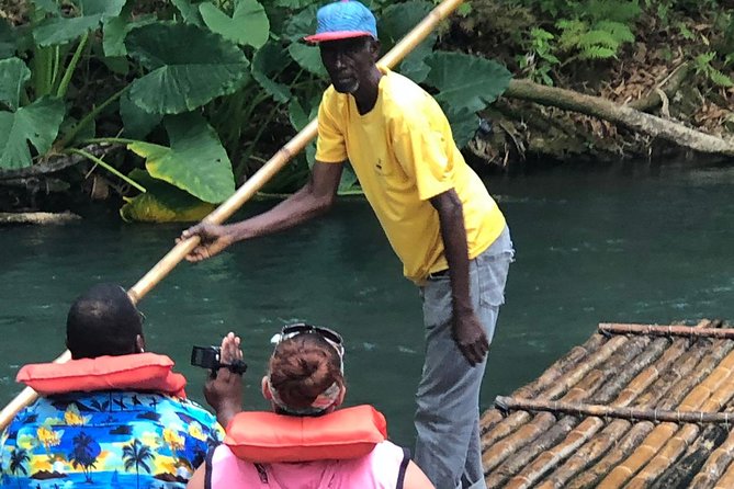 Jamaica Martha Brae Bamboo Rafting with Bus Transportation - Local captains add character to the hour