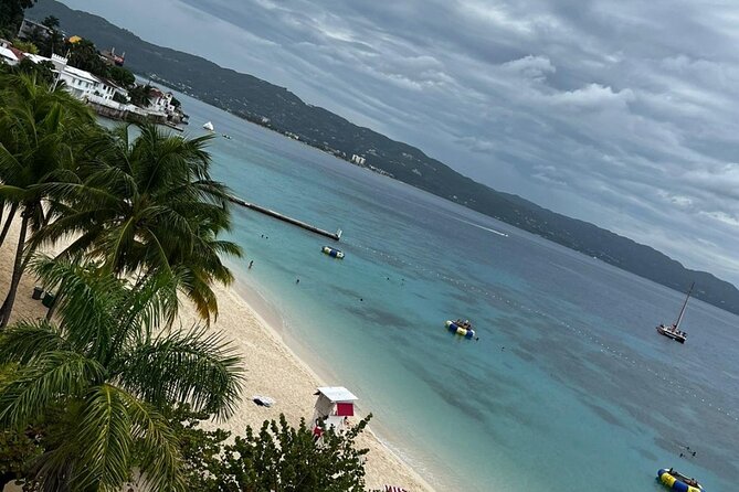 Jet Ski/ Parasailig Water Activity in Montego Bay Jamaica. - The road ride adds local context
