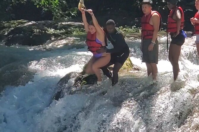 Kennedy's Horseback riding, Blue Hole and Secret Falls from Montego Bay - Ocho Rios craft market in 30 minutes